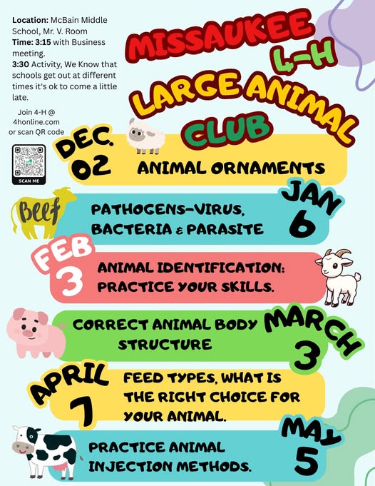 Large Animal Club meetings.jpg